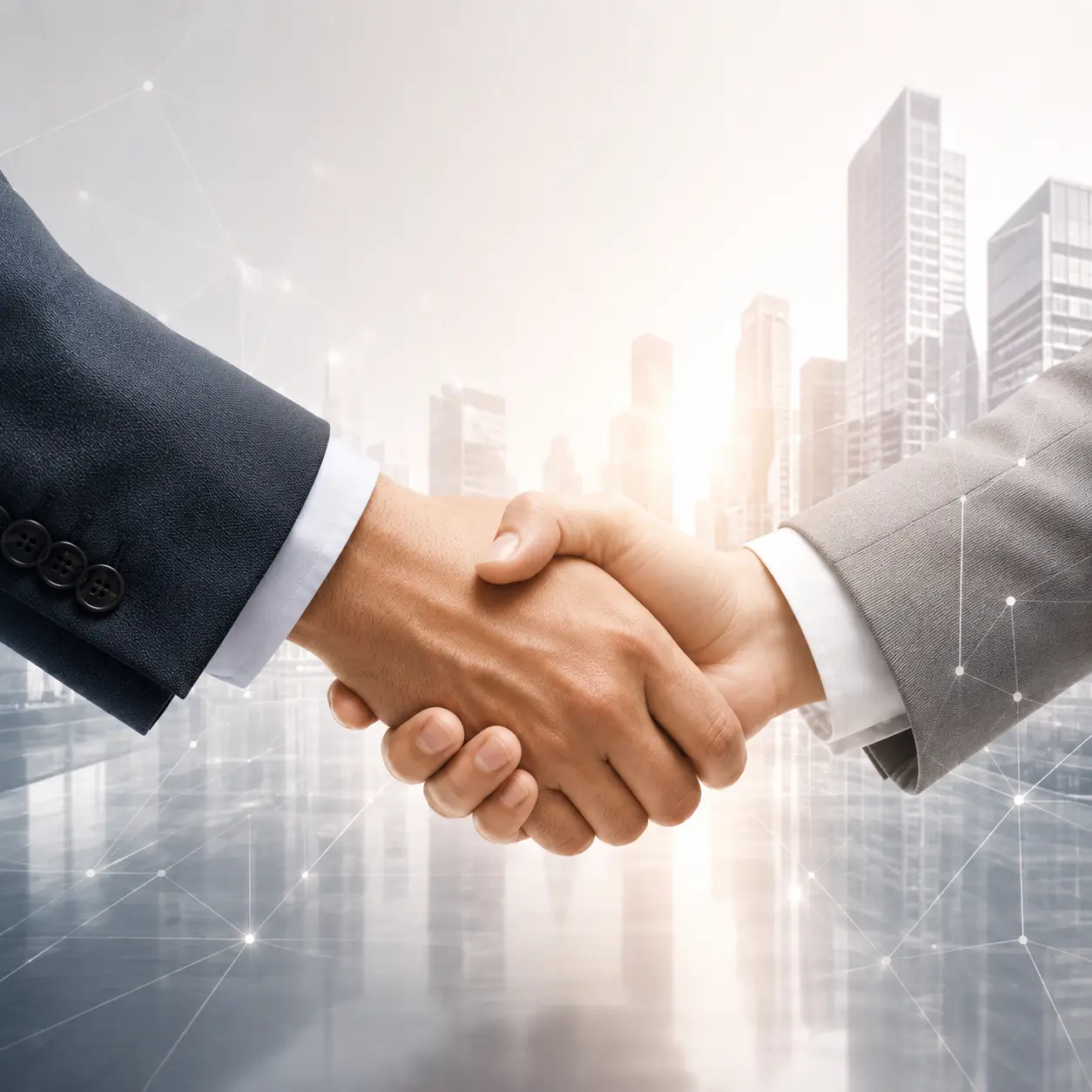 Business Handshake and Partnership