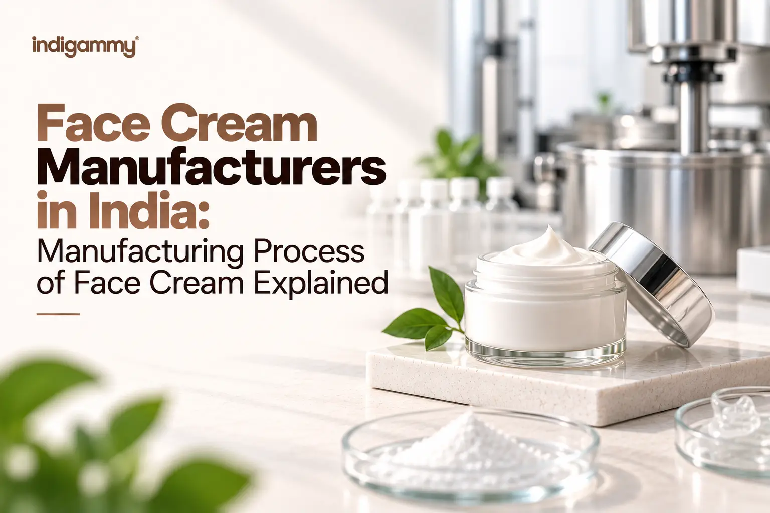 Face Cream Manufacturers in India: Manufacturing Process of Face Cream Explained