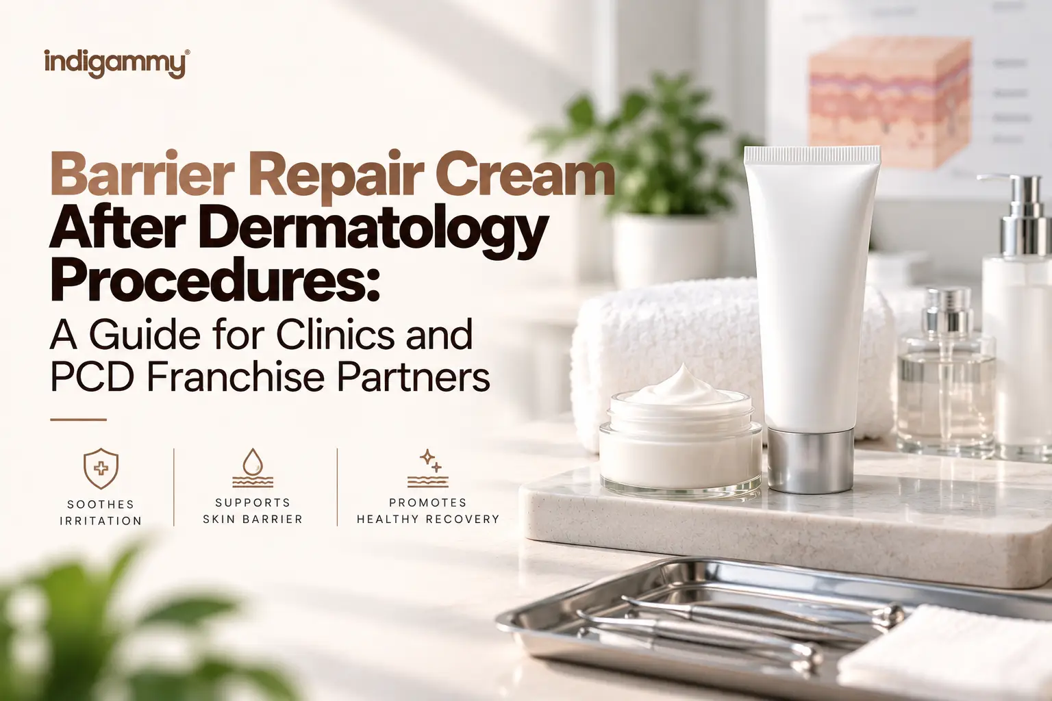 Barrier Repair Cream After Dermatology Procedures: A Guide for Clinics and PCD Franchise Partners