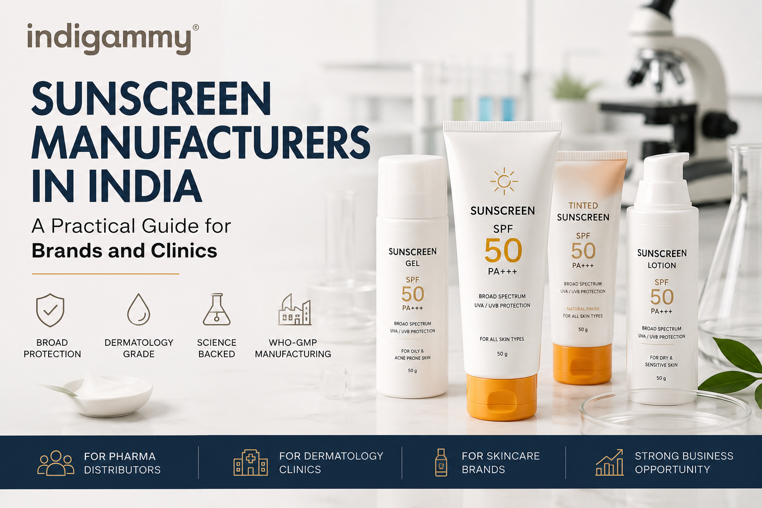 Sunscreen Manufacturers in India: A Practical Guide for Brands and Clinics