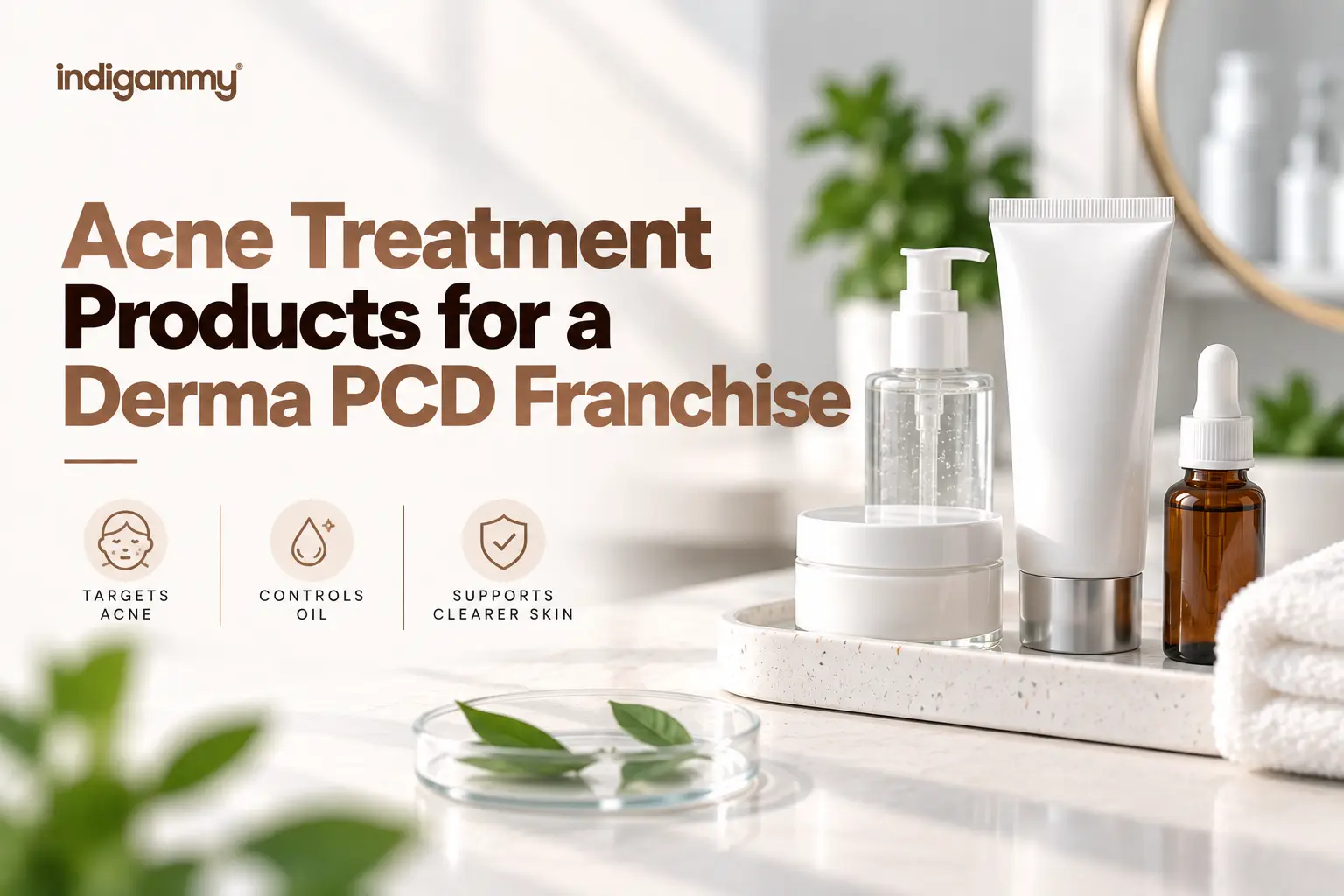 Acne Treatment Products for a Derma PCD Franchise: How to Build a Range Dermatologists Prescribe