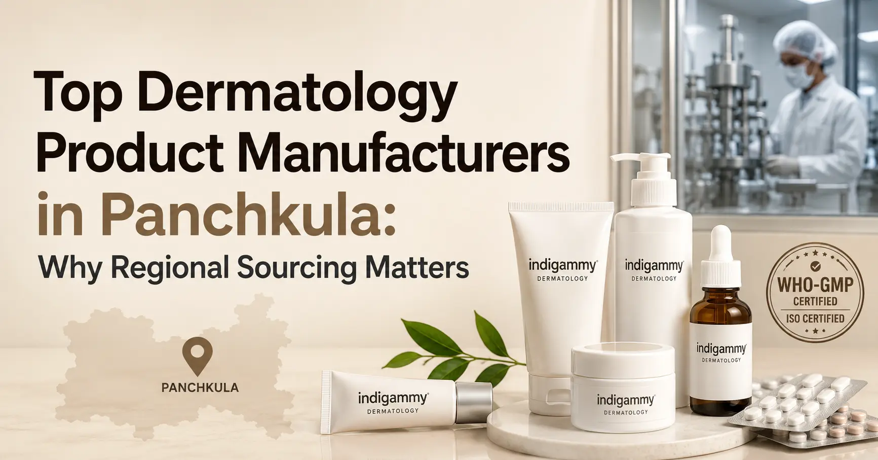 Top Dermatology Product Manufacturers in Panchkula: Why Regional Sourcing Matters