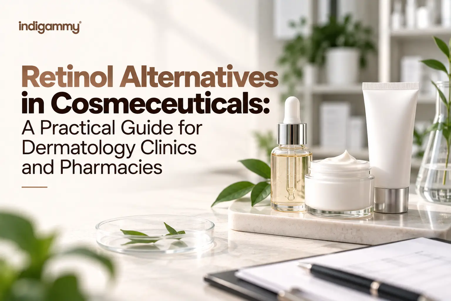 Retinol Alternatives in Cosmeceuticals: A Practical Guide for Dermatology Clinics and Pharmacies